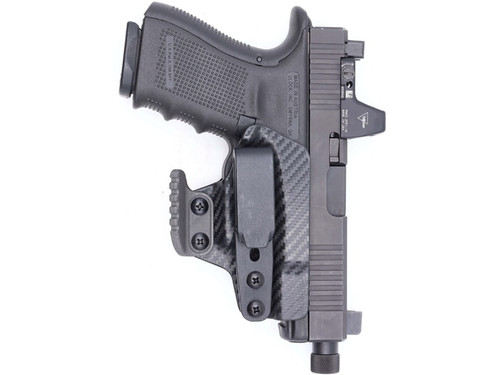 Rounded Trigger Guard Tuckable IWB Holster Ambidextrous Springfield Hellcat Kydex Carbon Fiber 682761