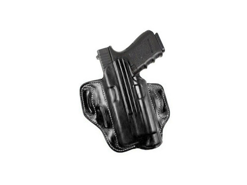 DeSantis Gunhide Speed-Lite OWB Holster Left Hand for Glock 17, 22, 31 With Inforce APL Weapon Light Leather Black 412293