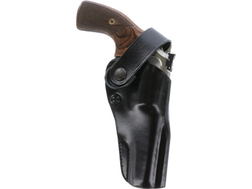 Galco D.A.O. Dual Action Outdoorsman Outside the Waistband Holster Right Hand Smith & Wesson L Frame 686 6" Barrel Leather Black- Blemished 501272