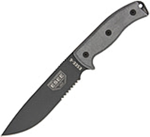 Esee Model 6 Serrated Tactical Fixed Blade Knife 2953