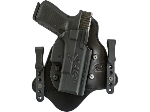 Comp-Tac Minotaur MTAC Inside the Waistband Holster Right Hand Sig Sauer P365 XL Kydex and Leather Black- Blemished 136900