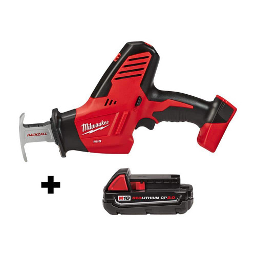 M18 18V Lithium-Ion Cordless HACKZALL Reciprocating Saw with 2.0 Ah Compact Battery 317083766