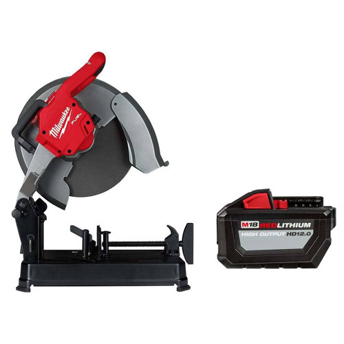 M18 FUEL 18V Lithium-Ion Brushless Cordless 14 in. Abrasive Cut-Off Saw with (1) 12Ah HIGH OUTPUT Battery 329198079