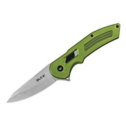 Buck 262 Hexam Assist Green Pocket Knife 03375316193