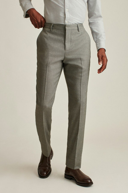 Jetsetter Italian Wool Dress Pant SUITG00109-grey mini herringbone