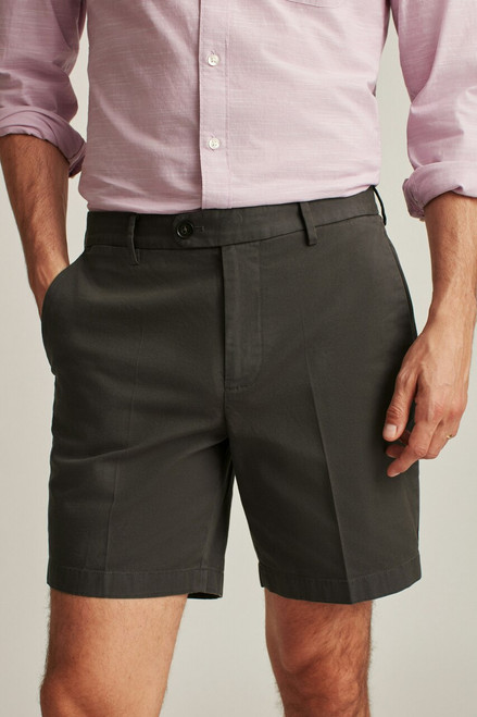 Italian Stretch Chino Shorts SHORT00092-asphalt grey