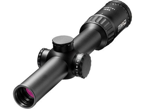 Steiner T5Xi Tactical Rifle Scope 30mm Tube 1-5x 24mm 1/10 Mil Adjustments Illuminated Rapid Dot 5.56 Reticle Matte Refurbished 608580