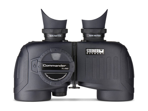 Steiner Commander C Binoculars 7x 50mm with HD Illuminated Compass Black Refurbished 424795