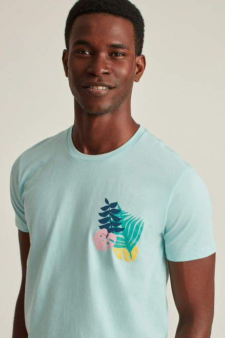 Graphic Tee KNITS00266-light blue parakeet