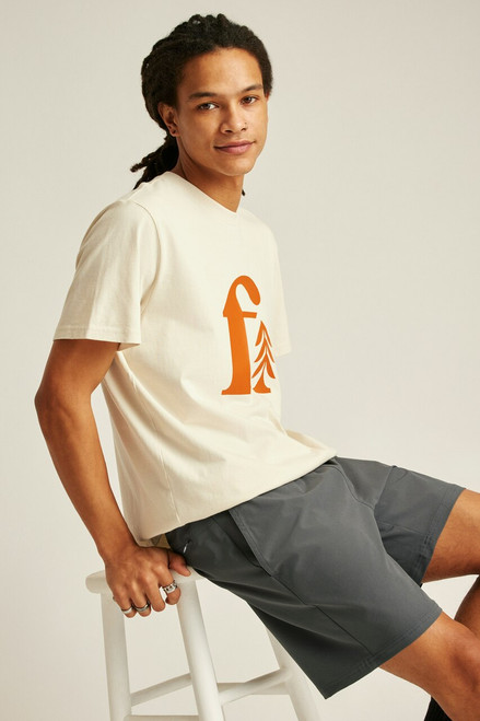 Short Sleeve Logo Tee CSHRT00635-stone logo