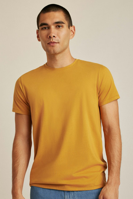 Pima Performance Tee KNITS00452-spicy brown mustard