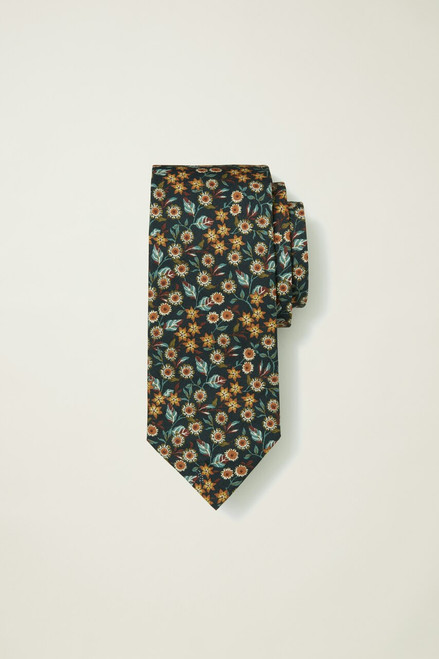 Premium Necktie ACCES00222-navy floral