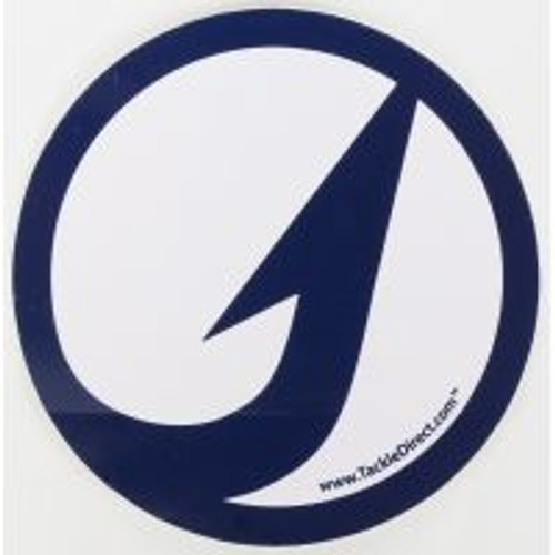 TackleDirect Hook Decal - 4&quot; - Navy on White 99b916c2713456f71bdbca3c849fbad8