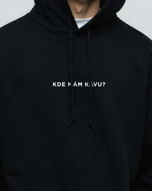 Kde mám kávu? Unisex Mikina s kapucňou Kde mám kávu? Unisex Mikina s kapucňou