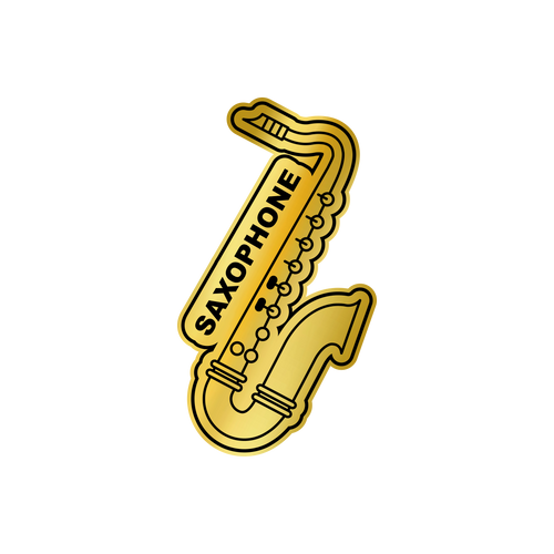 Saxophone Sticker