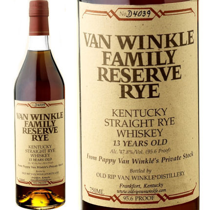 Van Winkle Family Reserve 13 Year Old Rye Whiskey 750ml NapaCabs