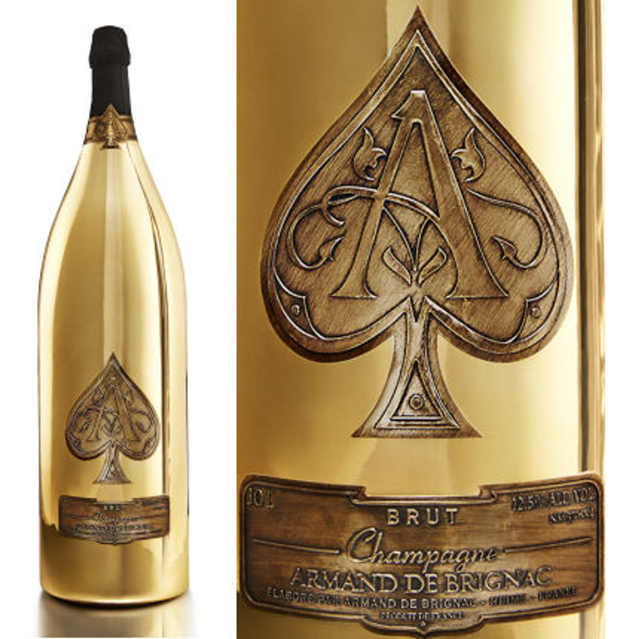 Armand de Brignac Brut Gold Champagne NV 1.5L Rated 94W&S