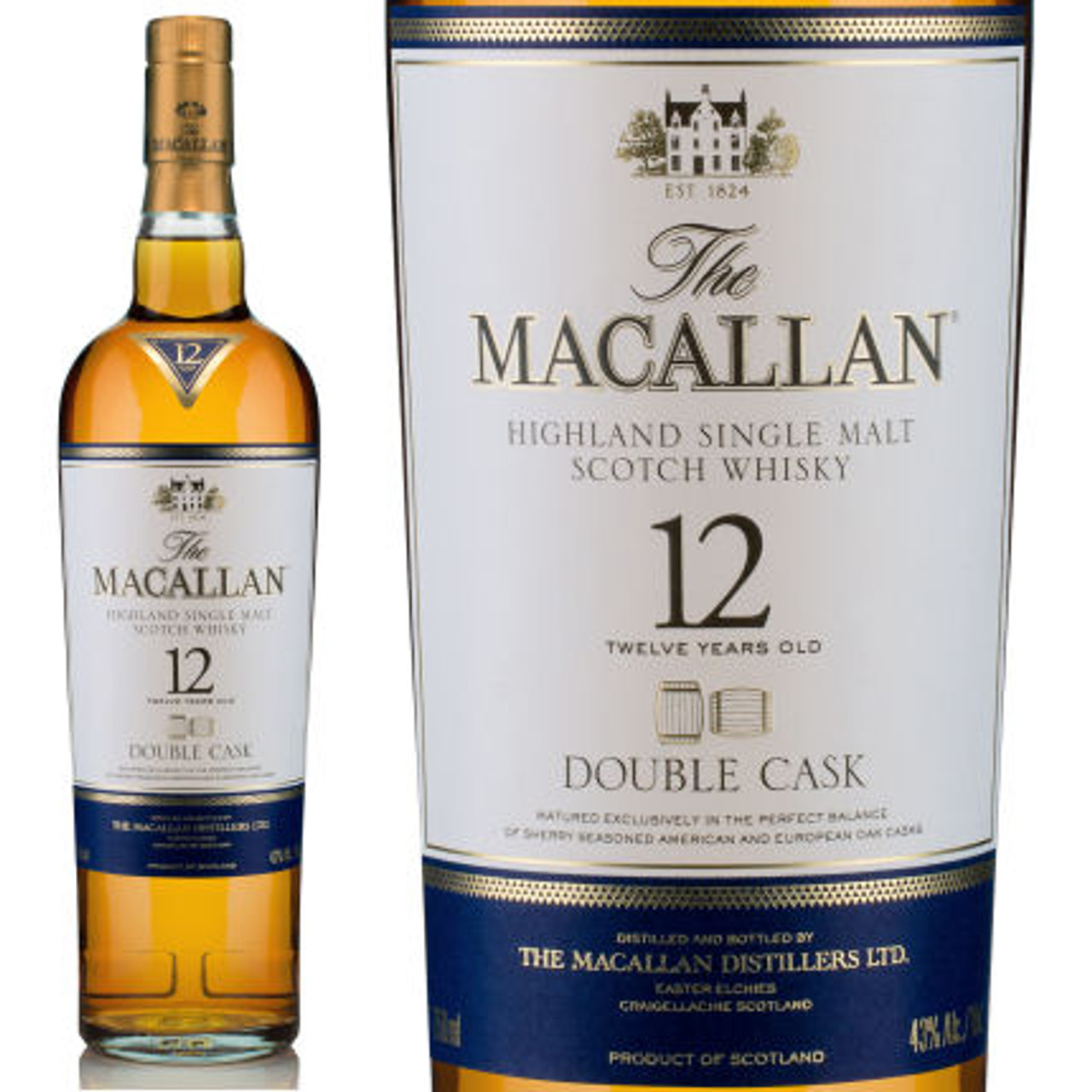 The Macallan - 12 Year Old Double Cask Single Malt Scotch Whisky Highlands  (750ml)