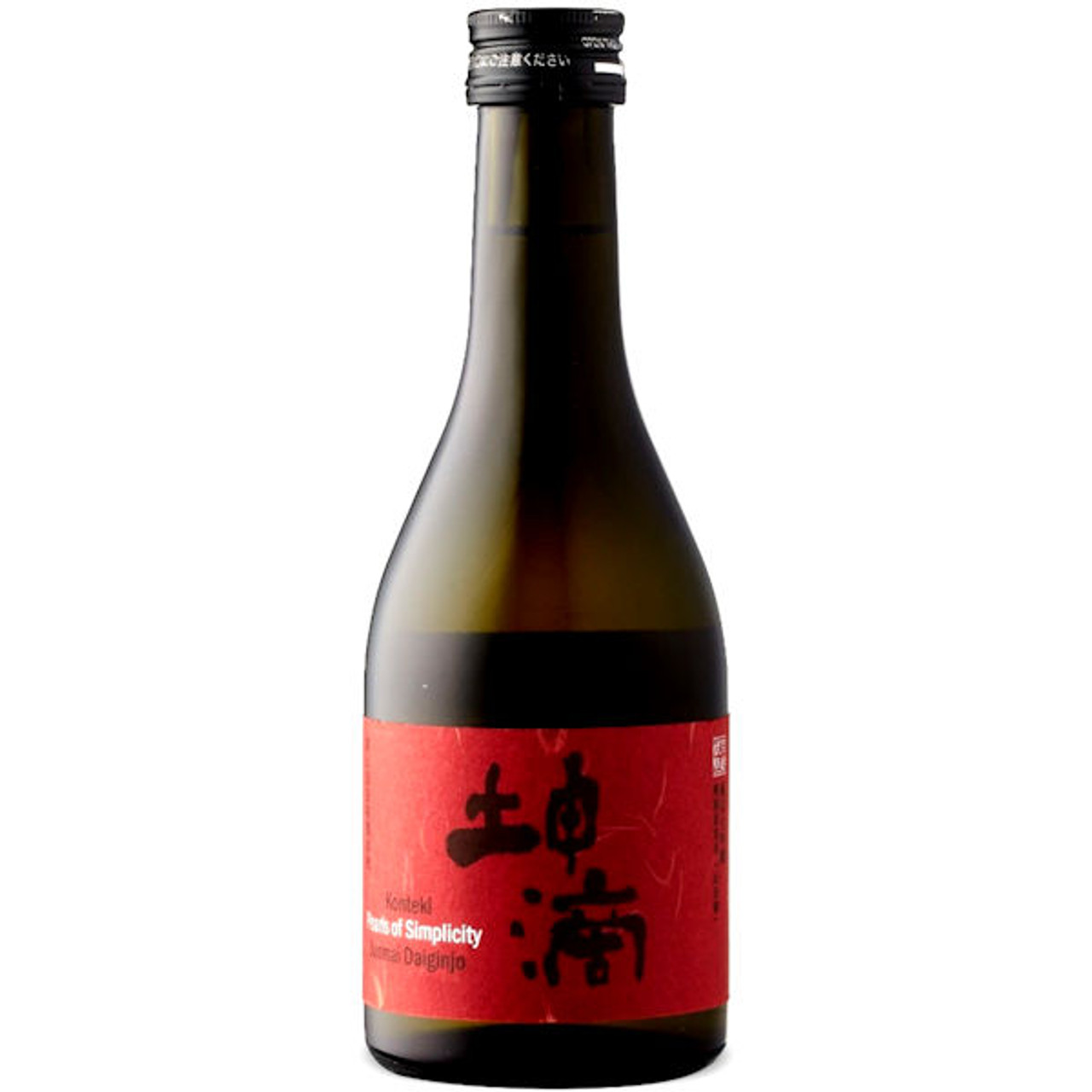 Konteki Pearls of Simplicity Junmai Daiginjo Sake 300ml Rated 93BTI