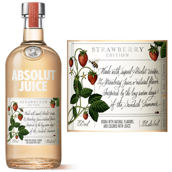 Absolut Juice Strawberry Edition Vodka 