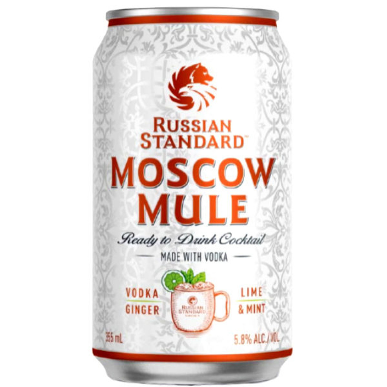 Russian Standard Vodka Moscow Mule Ready-To-Drink 4-Pack