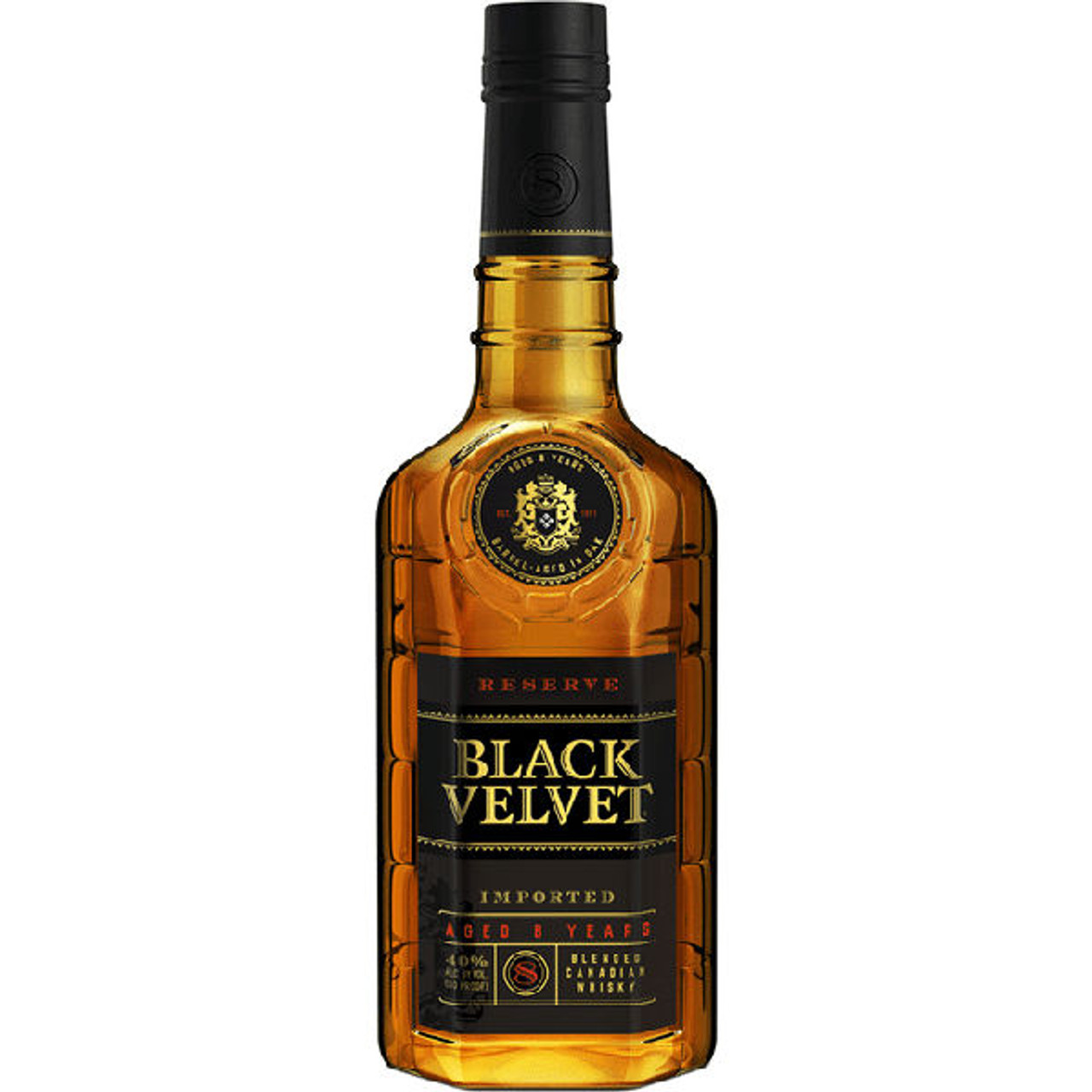 Black Velvet 8 Year Old Reserve Blended Canadian Whisky 750ml