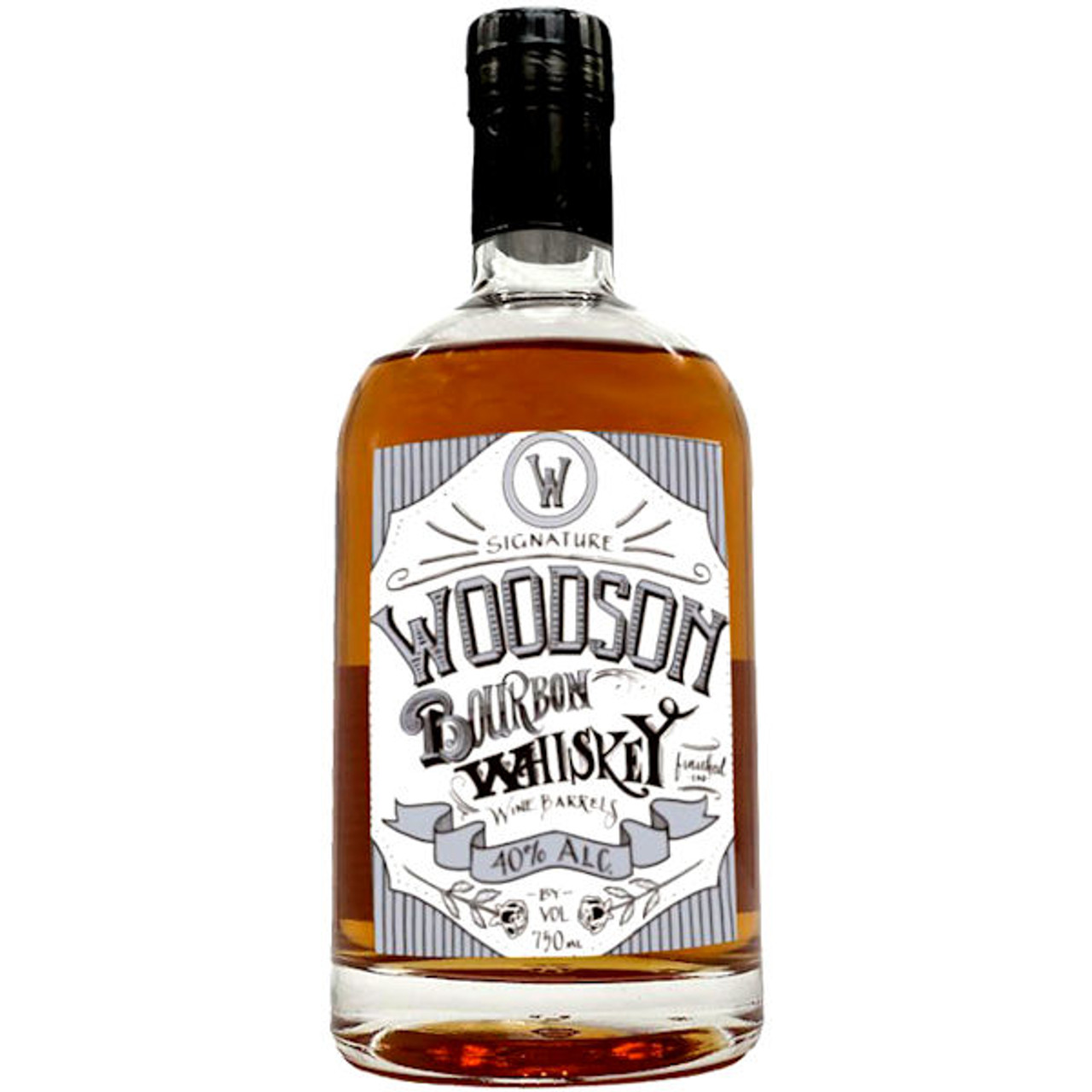 Woodson White & Silver Bourbon Whiskey 750ml