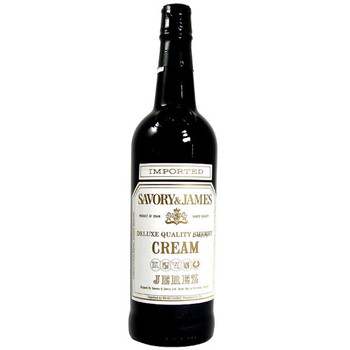 Savory & James Jerez Cream Sherry 750ml Savory & James Jerez Cream Sherry 750ml