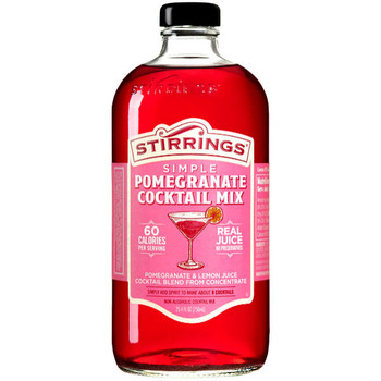 Stirrings Simple Pomegranate Cocktail Mix 750ml Stirrings Simple Pomegranate Cocktail Mix 750ml