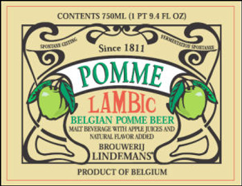 Lindemans Pomme Lambic (Belgium) 25oz Lindemans Pomme Lambic (Belgium) 25oz
