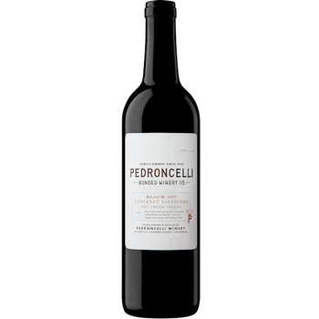 Pedroncelli Block 007 Vineyard Dry Creek Cabernet Pedroncelli Block 007 Vineyard Dry Creek Cabernet