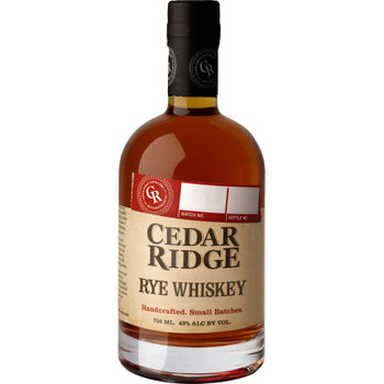 Cedar Ridge Rye Whiskey 750ml Cedar Ridge Rye Whiskey 750ml