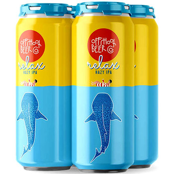 Offshoot Beer Co. Relax Hazy IPA 16oz 4 Pack Cans Offshoot Beer Co. Relax Hazy IPA 16oz 4 Pack Cans