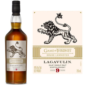 Lagavulin 9 Year Old Game of Thrones House Lannister Islay Single Malt Scotch 750ml Lagavulin 9 Year Old Game of Thrones House Lannister Islay Single Malt Scotch 750ml