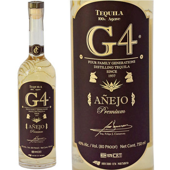 G4 Anejo Tequila 750ml G4 Anejo Tequila 750ml