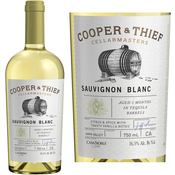 Cooper & Thief Tequila Barrel Aged Napa Sauvignon Blanc Cooper & Thief Tequila Barrel Aged Napa Sauvignon Blanc