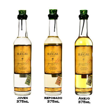 Ilegal Mezcal Joven/Reposado/Anejo Combo Pack 3-375ml Bottles Ilegal Mezcal Joven/Reposado/Anejo Combo Pack 3-375ml Bottles