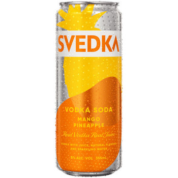 Svedka Mango Pineapple Vodka Soda 4-Pack 12oz Can Svedka Mango Pineapple Vodka Soda 4-Pack 12oz Can