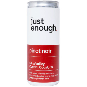 Just Enough Edna Valley Pinot Noir 250ml Can Just Enough Edna Valley Pinot Noir 250ml Can