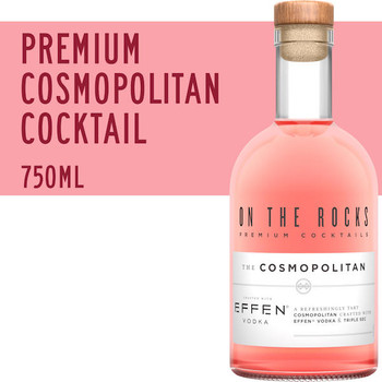 On The Rocks Effen Vodka The Cosmopolitan Ready-To-Drink Cocktail 750ml On The Rocks Effen Vodka The Cosmopolitan Ready-To-Drink Cocktail 750ml