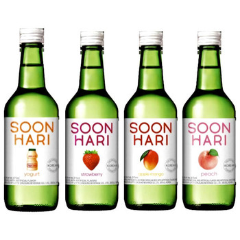 Soonhari Soju Mxed Flavors 375ml 4 Pack Soonhari Soju Mxed Flavors 375ml 4 Pack