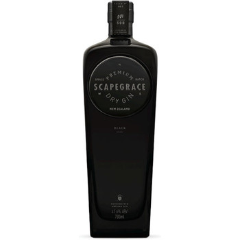 Scapegrace Black New Zealand Dry Gin 750ml Scapegrace Black New Zealand Dry Gin 750ml