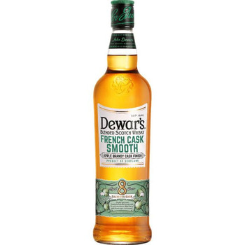 Dewar's 8 Year Old French Cask Smooth Apple Brandy Cask Finish Blended Scotch Whisky 750ml Dewar's 8 Year Old French Cask Smooth Apple Brandy Cask Finish Blended Scotch Whisky 750ml
