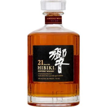 Suntory Hibiki 21 Year Old Japanese Whisky 750ml Suntory Hibiki 21 Year Old Japanese Whisky 750ml