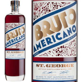 St. George Bruto Americano Bitters Aperitif 750ml St. George Bruto Americano Bitters Aperitif 750ml