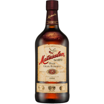 Ron Matusalem Gran Reserva 15 Year Old Rum 750ml Ron Matusalem Gran Reserva 15 Year Old Rum 750ml