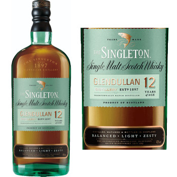 Singleton of Glendullan 12 Year Old Single Malt Scotch 750ml Singleton of Glendullan 12 Year Old Single Malt Scotch 750ml