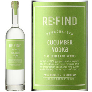 Re:Find Handcrafted Cucumber Vodka Distilled from Grapes 750ml Re:Find Handcrafted Cucumber Vodka Distilled from Grapes 750ml