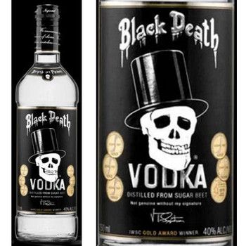 Black Death Sugar Beet Vodka 750ml Black Death Sugar Beet Vodka 750ml