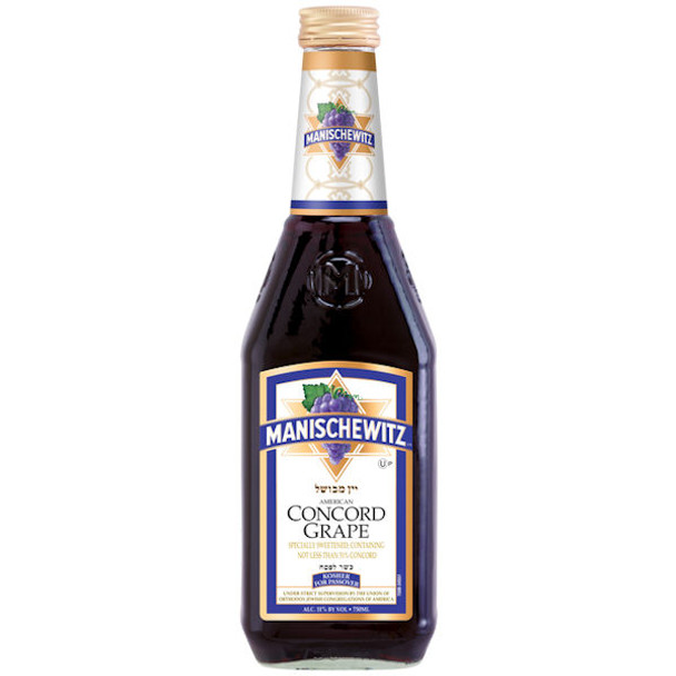 Manischewitz Concord Grape Wine Kosher 750ml